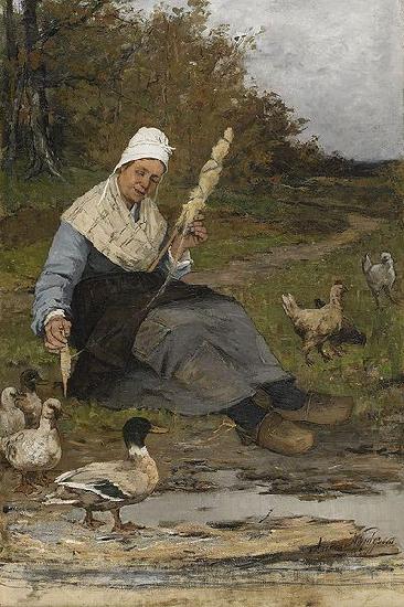 Anna Nordgren Farmer Woman At The Beach